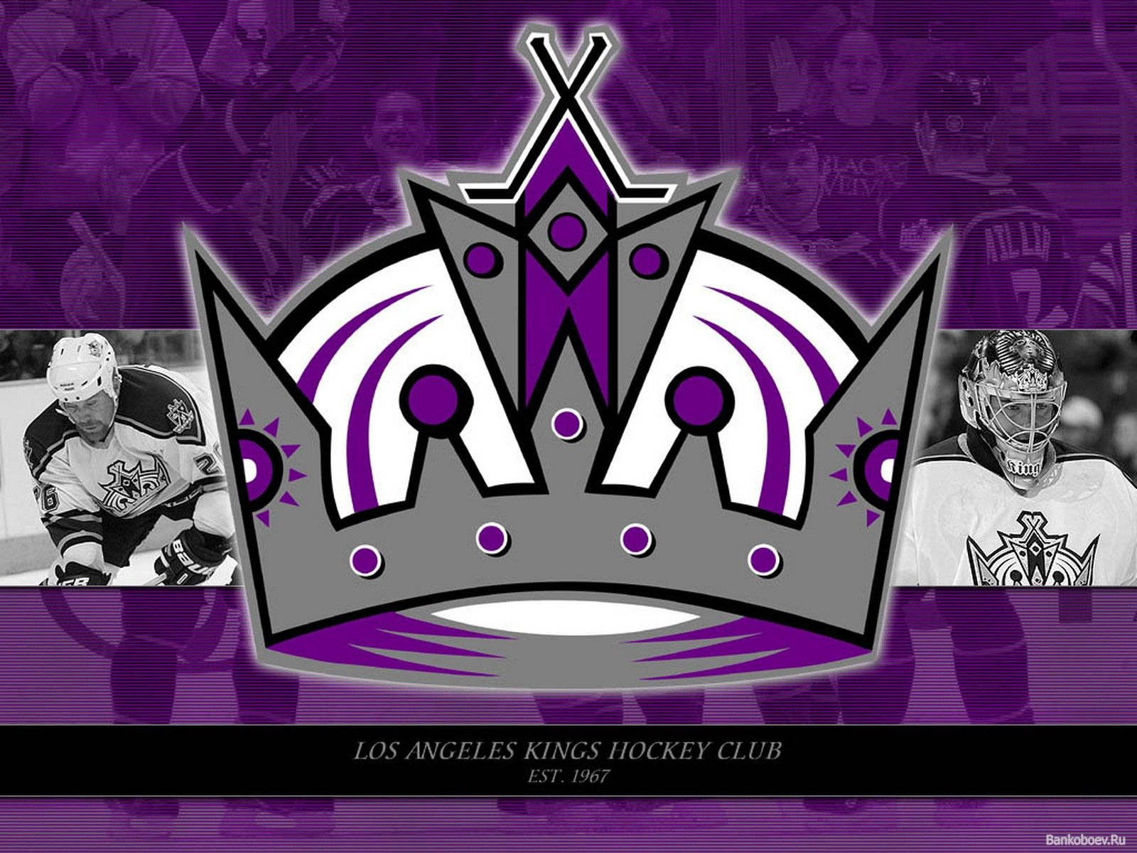 Logotipode Los Angeles Kings De La Nhl Fondo de pantalla