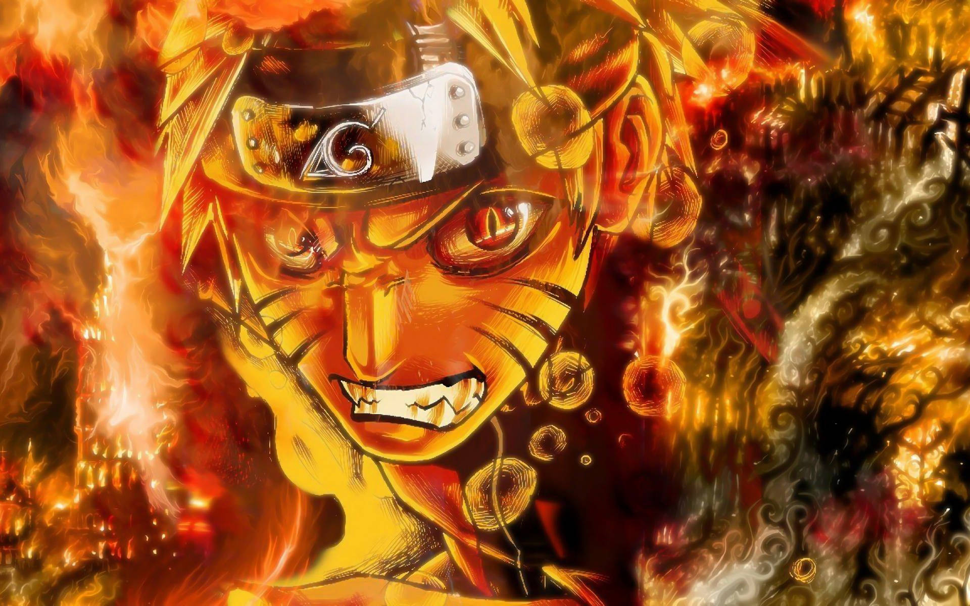 Ni Haler Chakra-tilstand Naruto 4k Pc Wallpaper