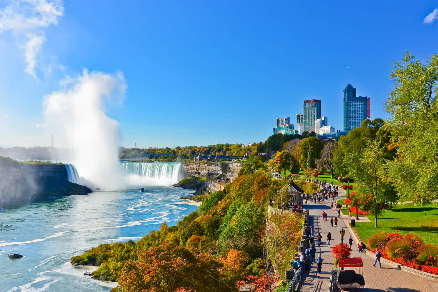 Denmajestätiska Skönheten Hos Niagara Falls