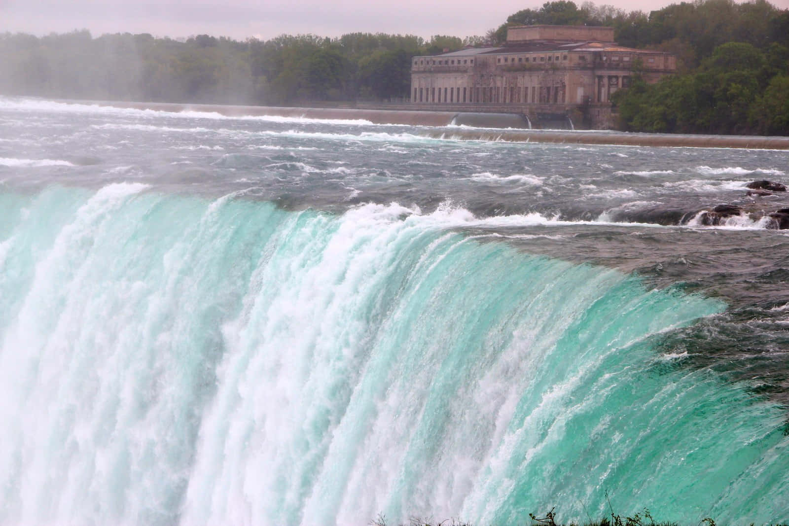 Oplevden Strålende Skønhed Af Niagara Falls