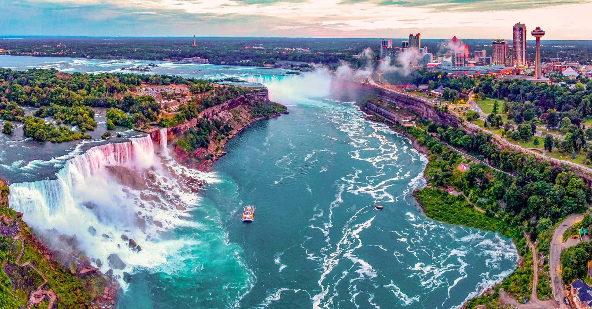 Genießensie Die Schönheit Der Niagarafälle.