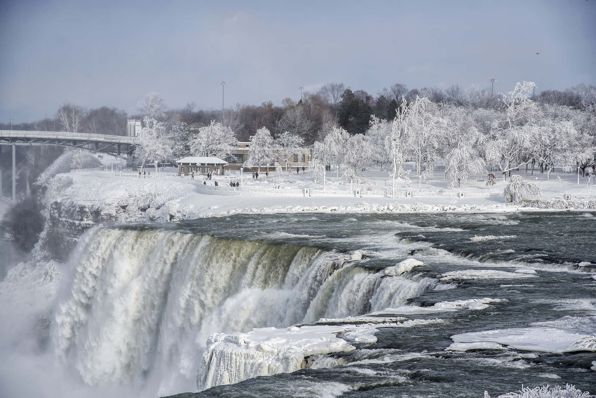 Diemajestätische Pracht Der Niagarafälle