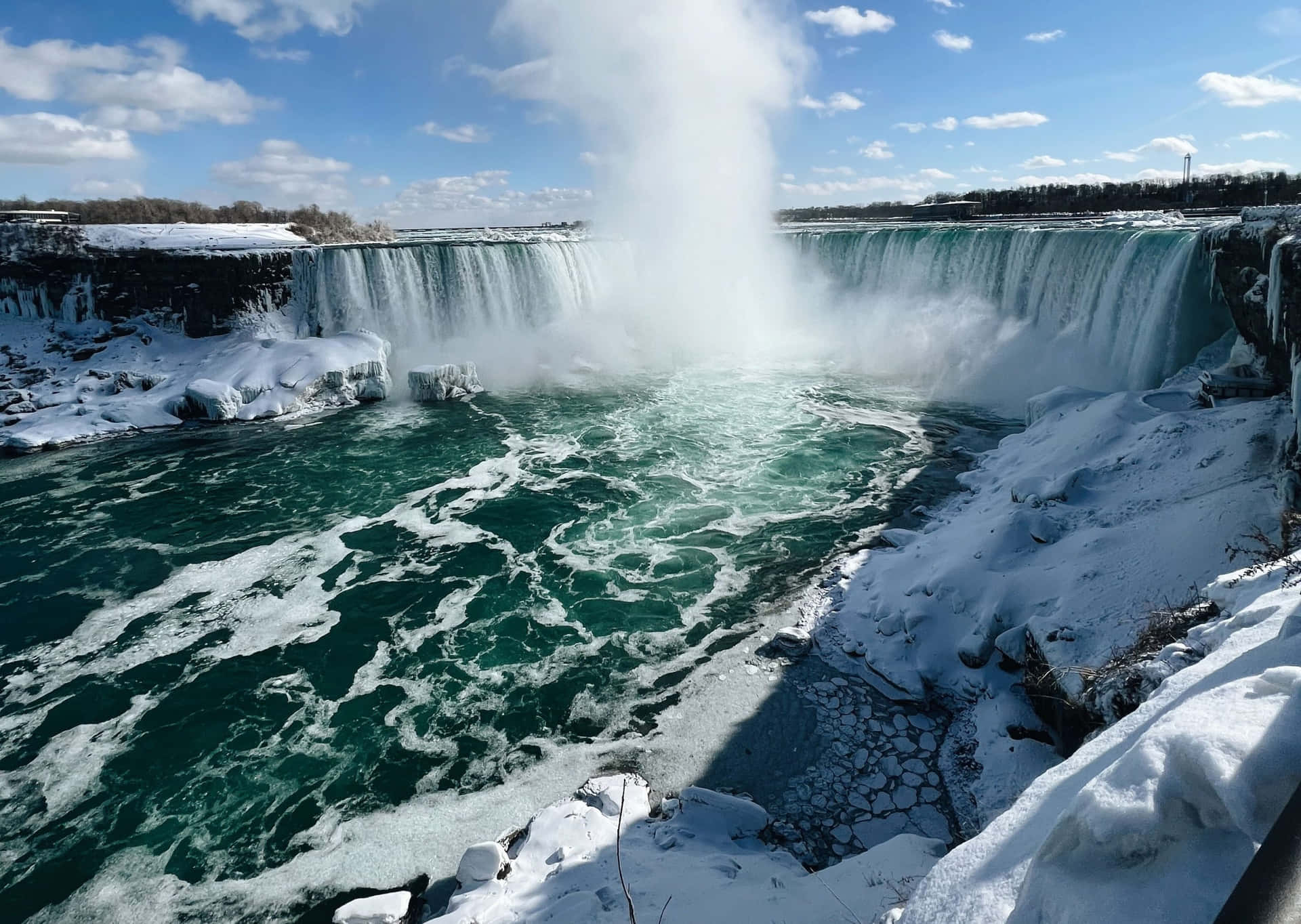 Diemajestätische Pracht Der Niagarafälle