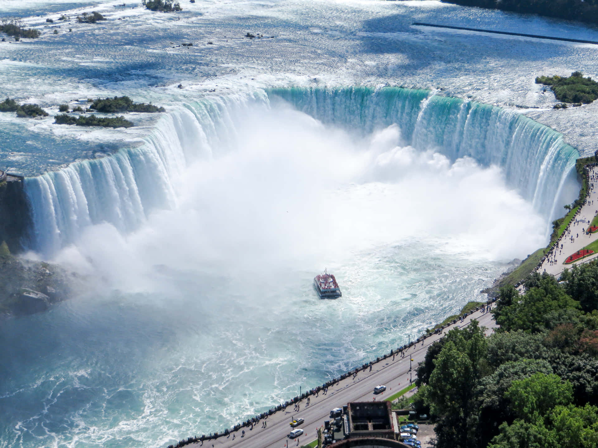 Diewunderbare Schönheit Der Niagarafälle.