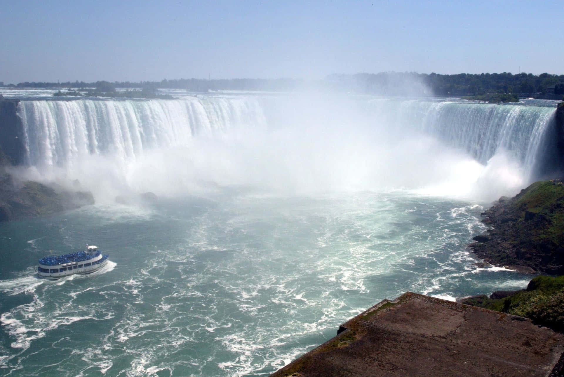Niagarafallen,den Majestätiska Kanadensiska Vattenfallet