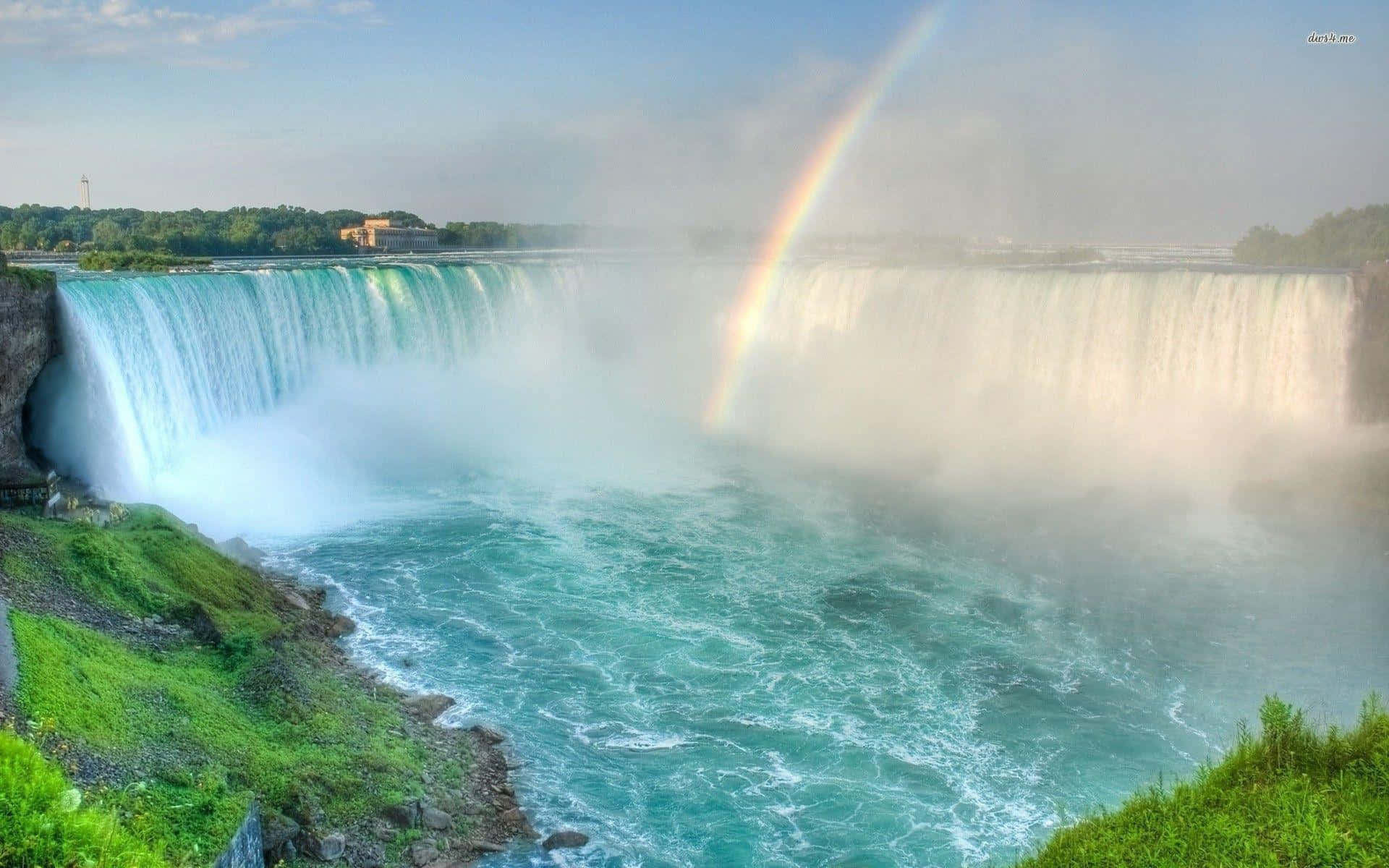 Andlöstvackra Och Majestätiska Niagara Falls