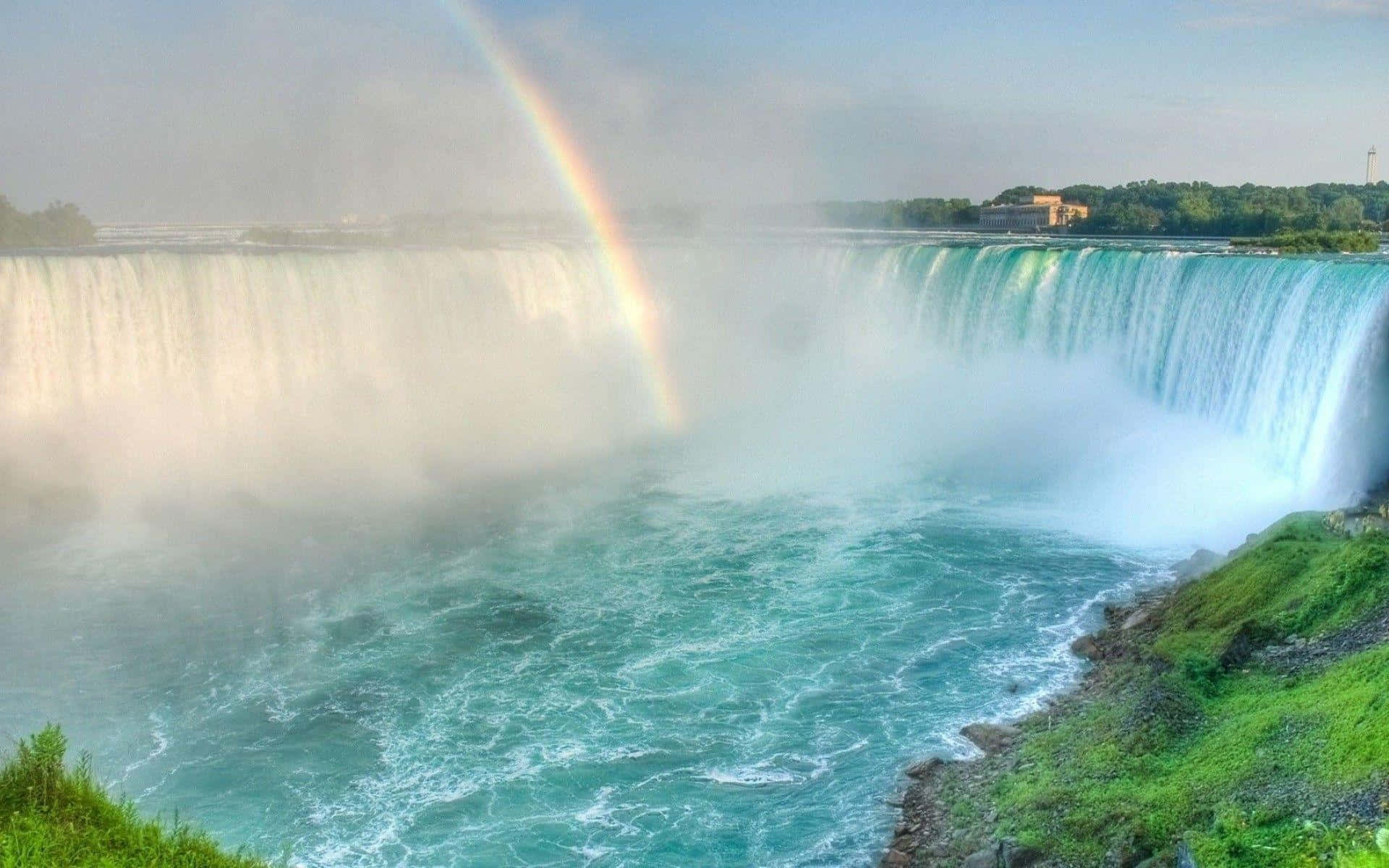 Försvinni Den Magiska Kraften Hos Niagarafallen