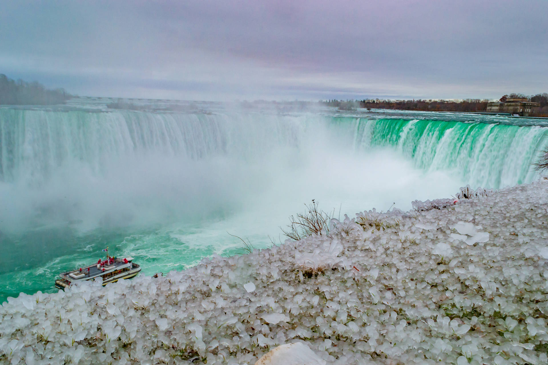 Niagara Falls Prewinter Spectacle Wallpaper