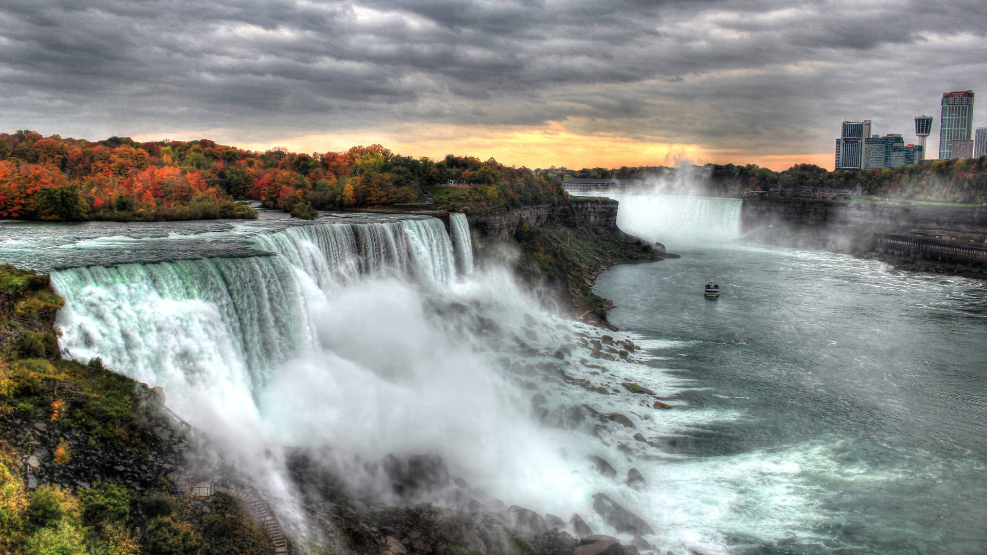 Niagarafalls Costa Este De Estados Unidos Fondo de pantalla