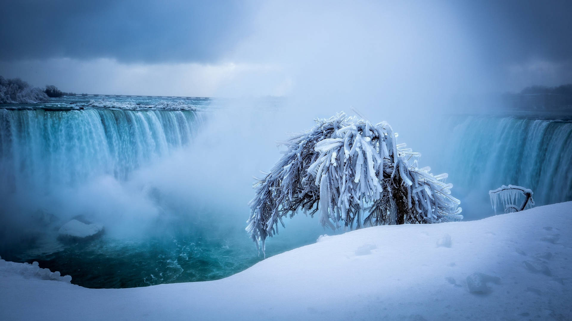 Niagara Falls Winter Wonderland Wallpaper