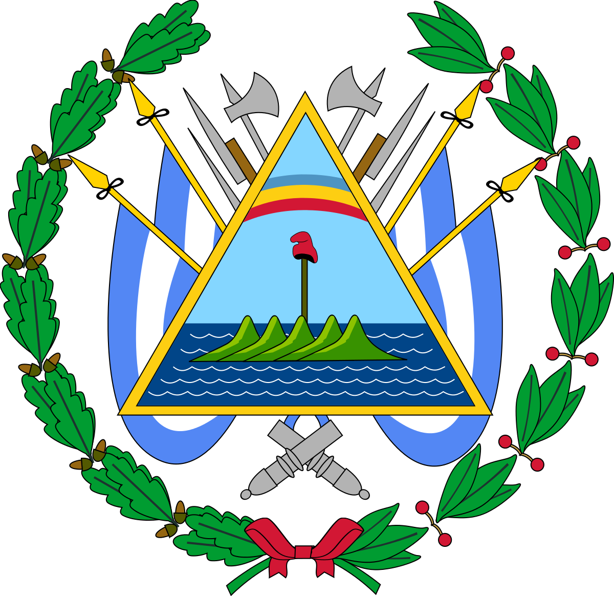 Nicaragua Coatof Arms PNG