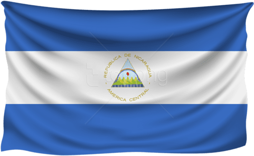 Nicaraguan Flag Waving PNG