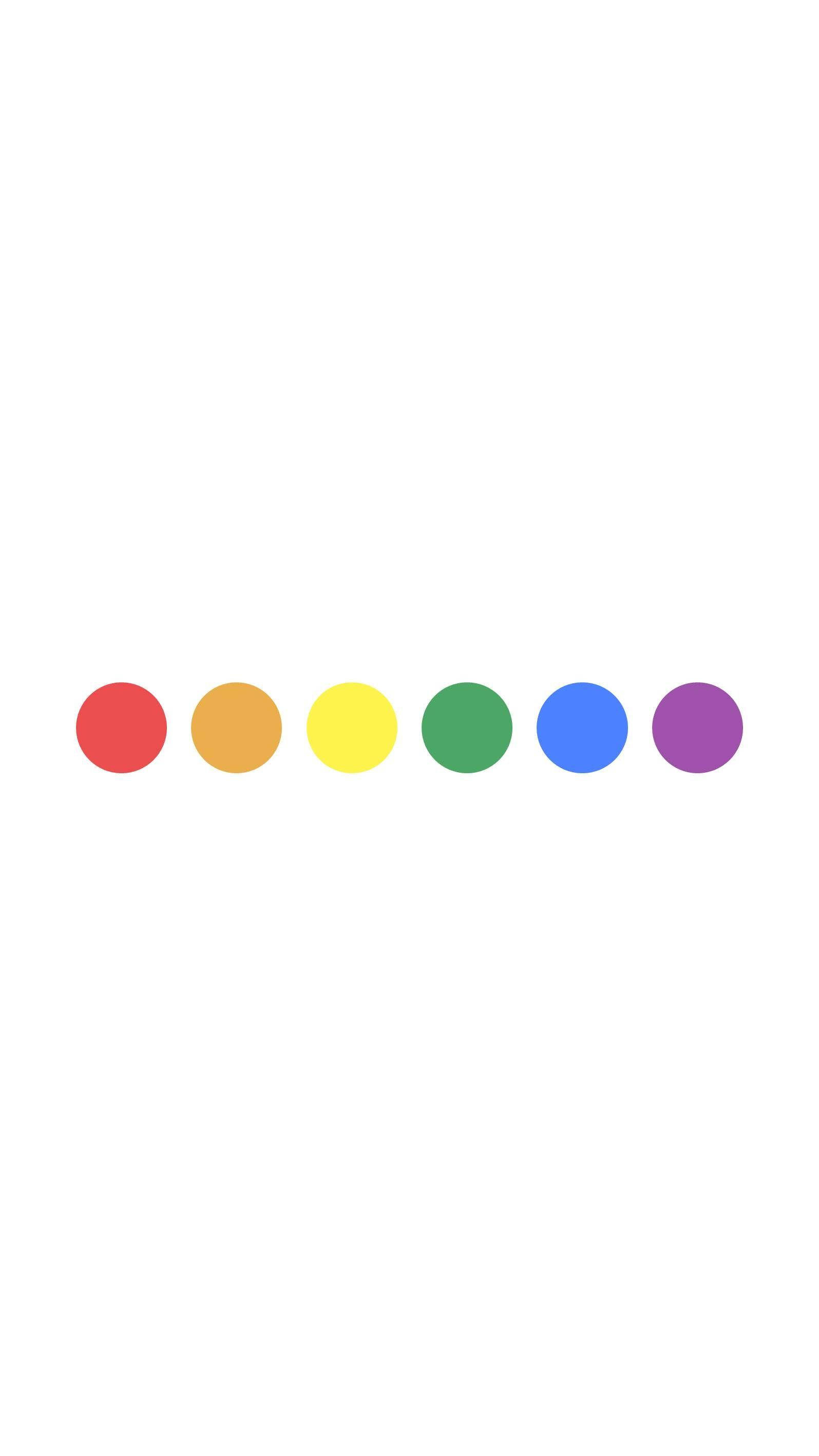 Nice Digital Circles In Queer Colors Wallpaper