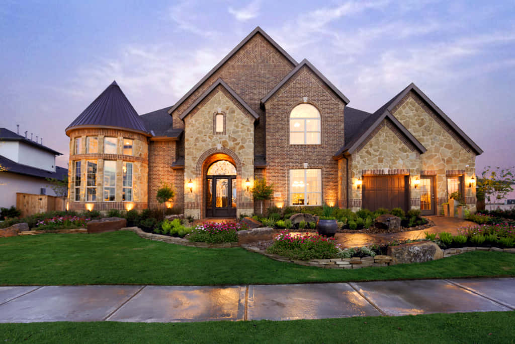 A Beautiful Home With A Large Front Yard