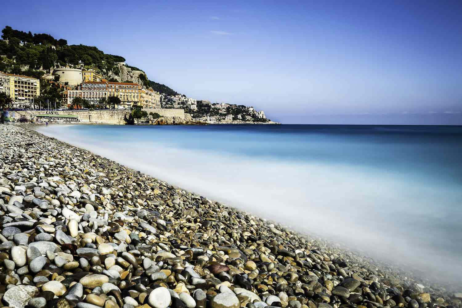 A beautiful view of Nice, France