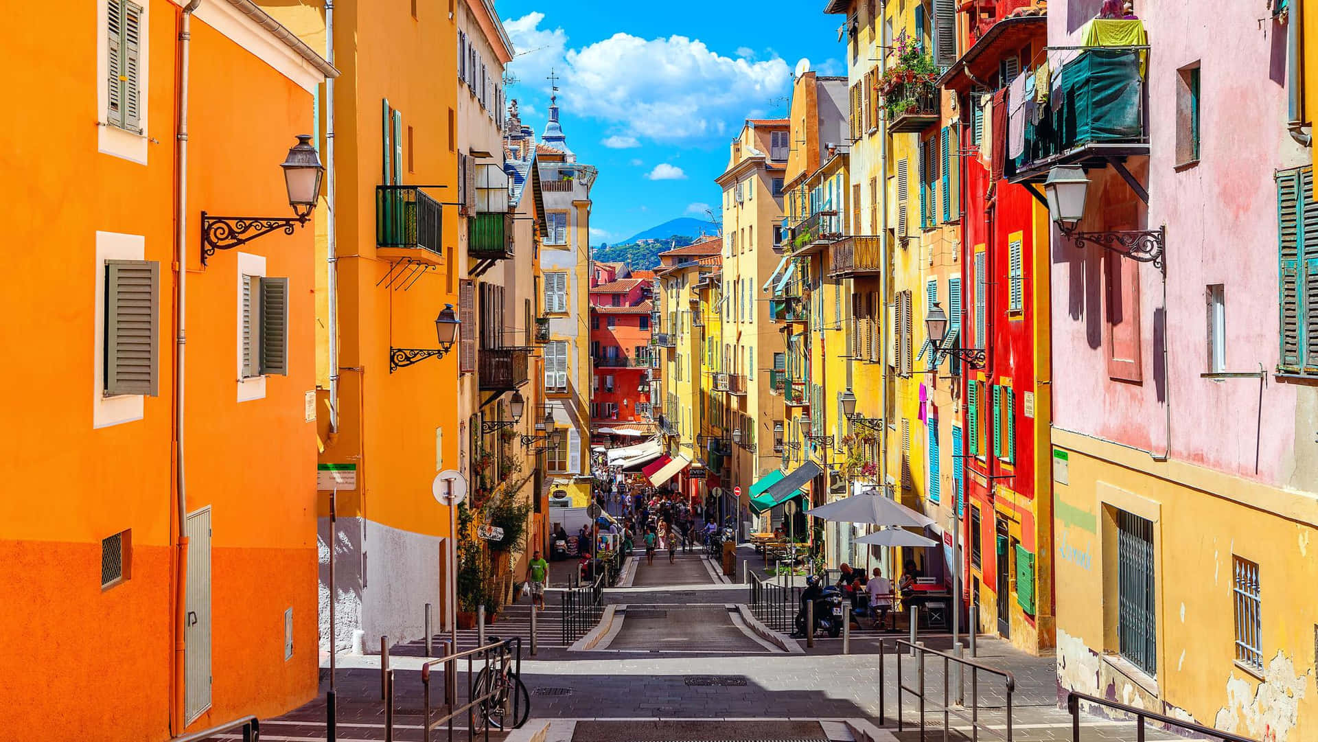 Beautiful views of Nice, France