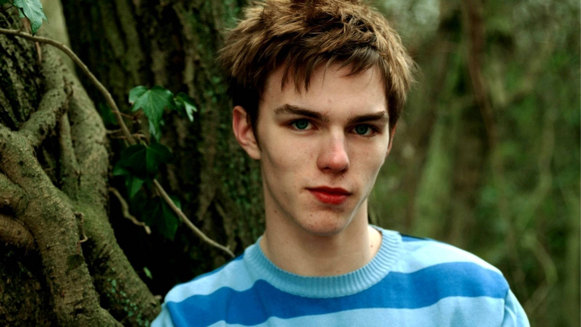 Nicholas Hoult In The Forest