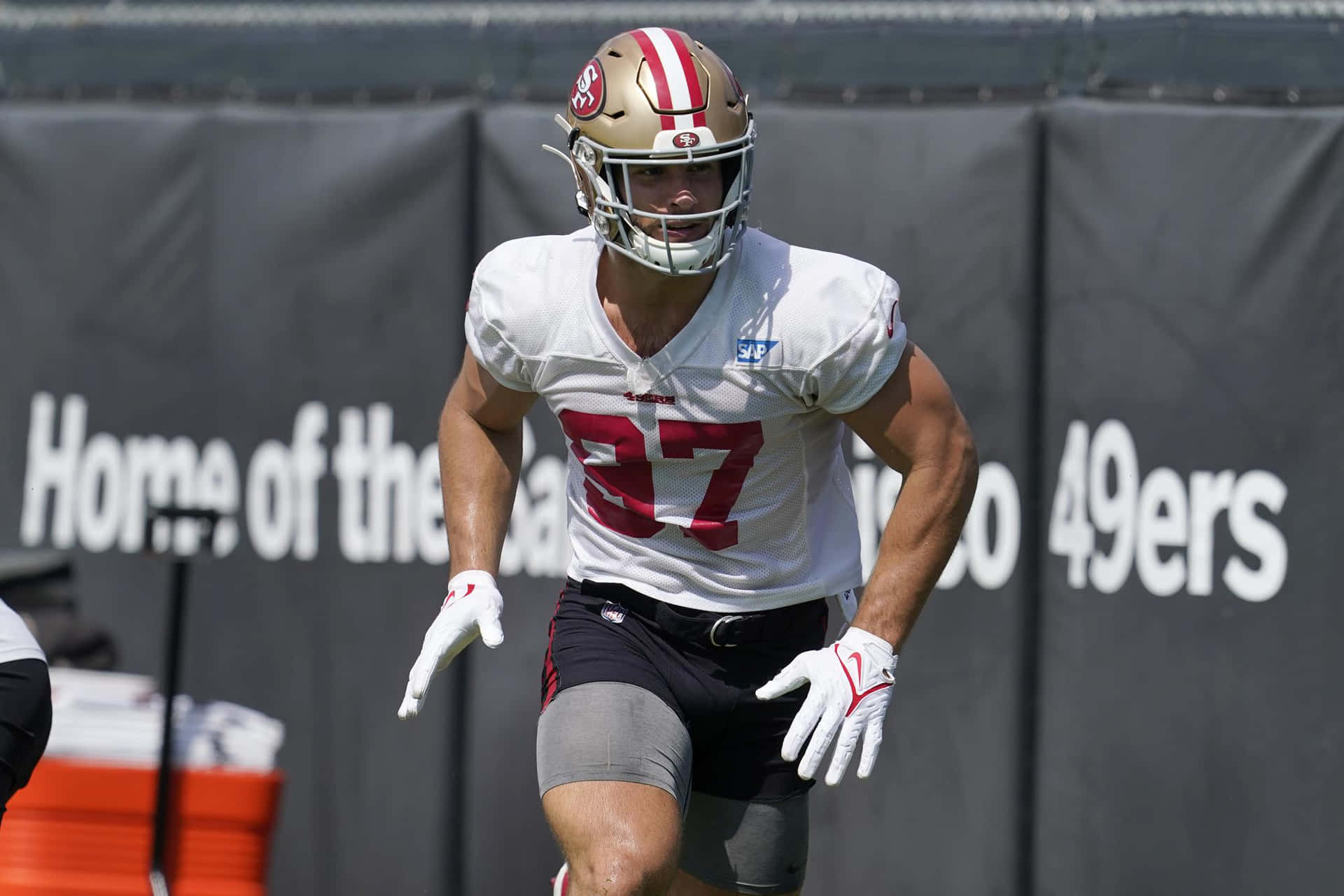 Nick Bosa takes the field with the San Francisco 49ers Wallpaper