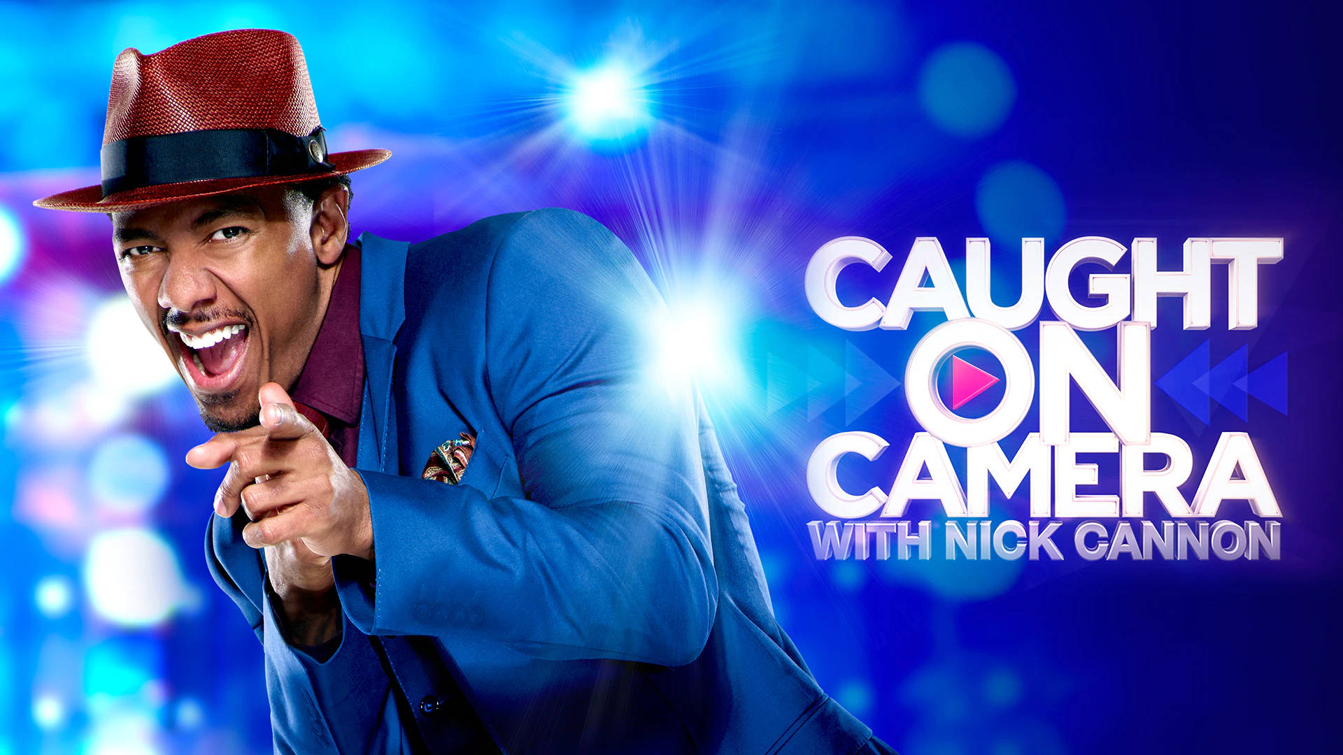 Nick Cannon Posing For His Show