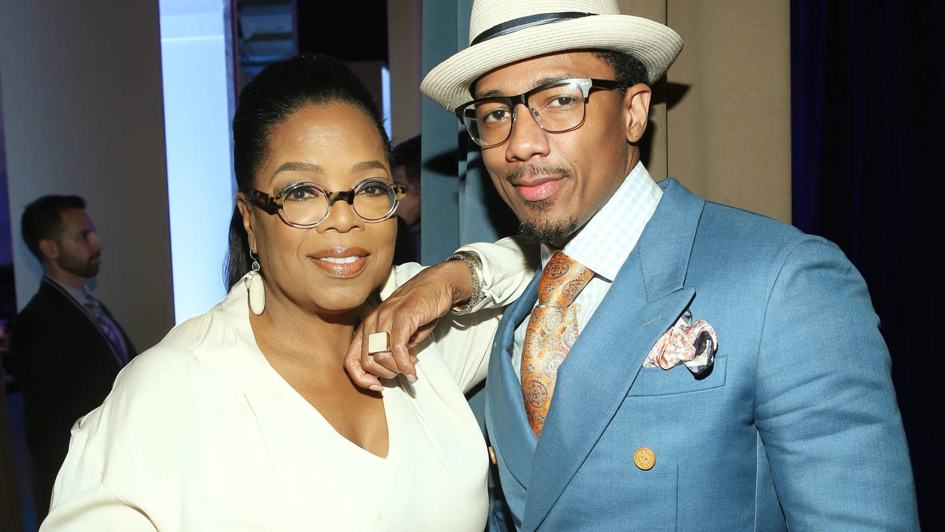 Nick Cannon With Oprah