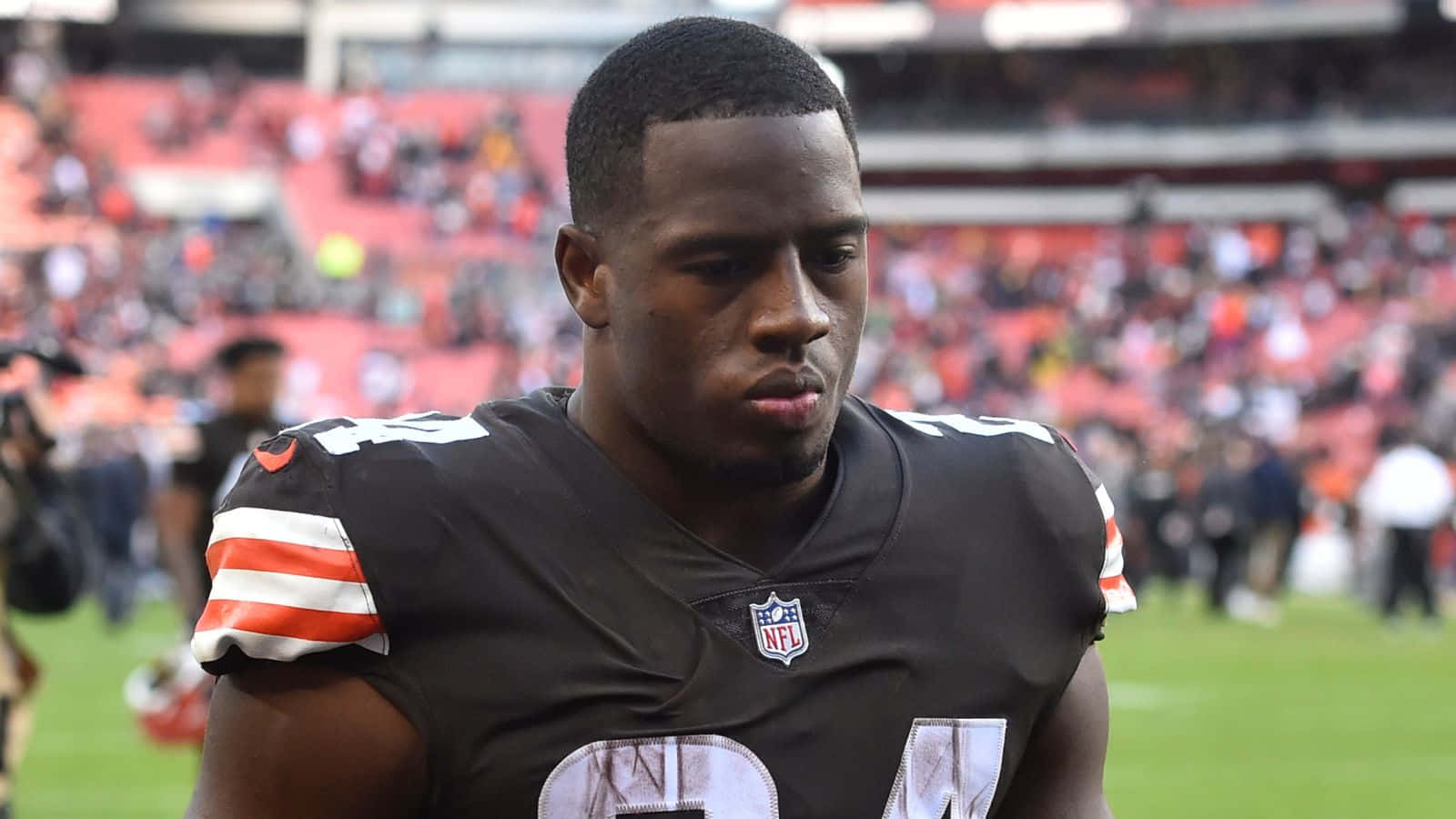Nick Chubb Cleveland Browns Game Day Wallpaper