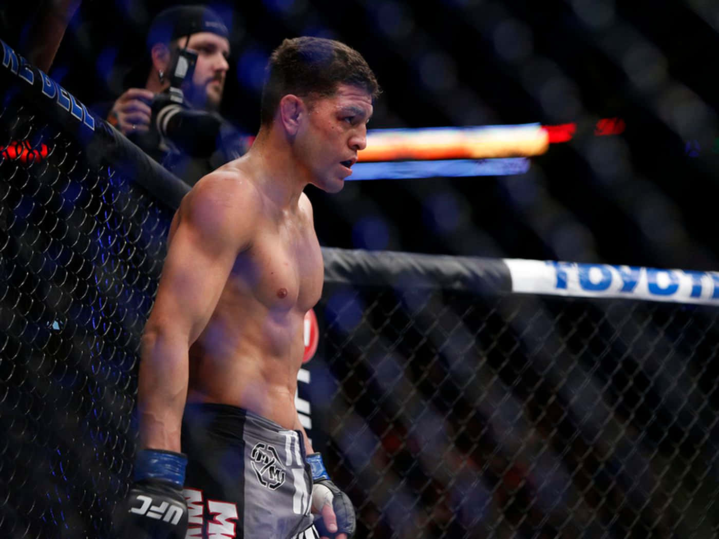 Nick Diaz Inside The Cage Wallpaper