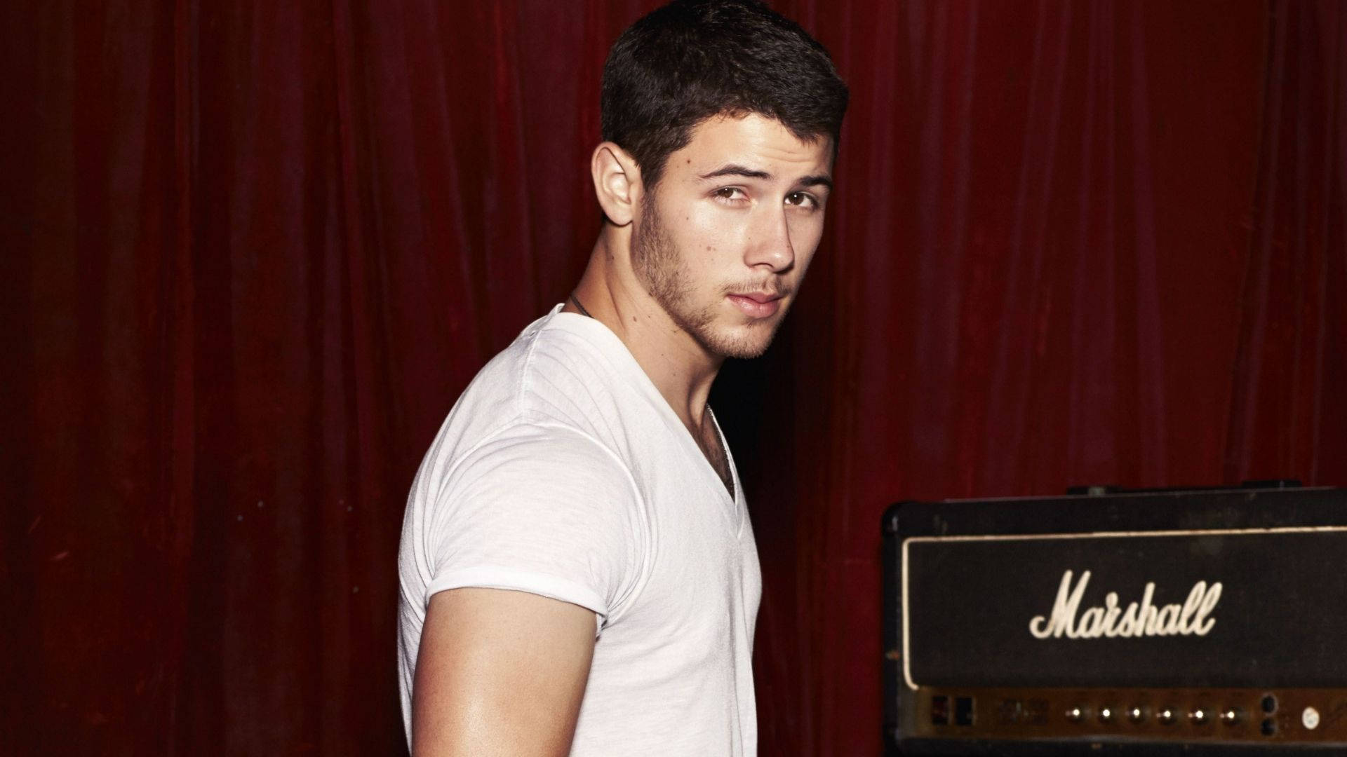 Nick Jonas Classic Photoshoot Wallpaper