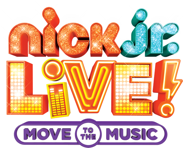 Nick Jr Live Move To The Music Logo PNG
