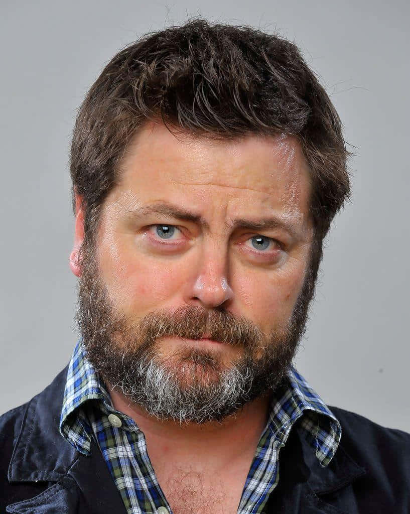 L'inoubliable Nick Offerman, Charmant Dans Son Style Emblématique Fond d'écran