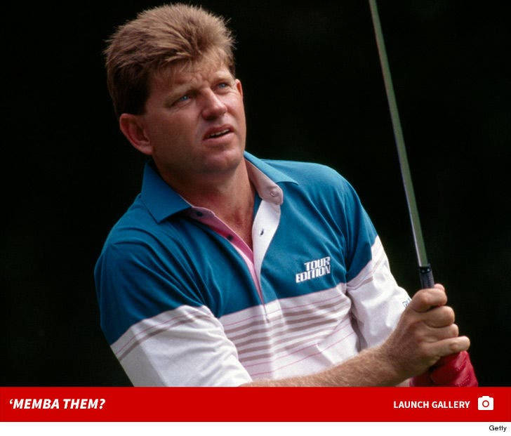 Nick Price, Focused And Poised During A Professional Golf Game. Wallpaper