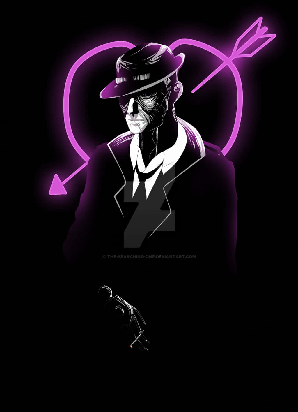 Caption: Nick Valentine - The Synth Detective Wallpaper