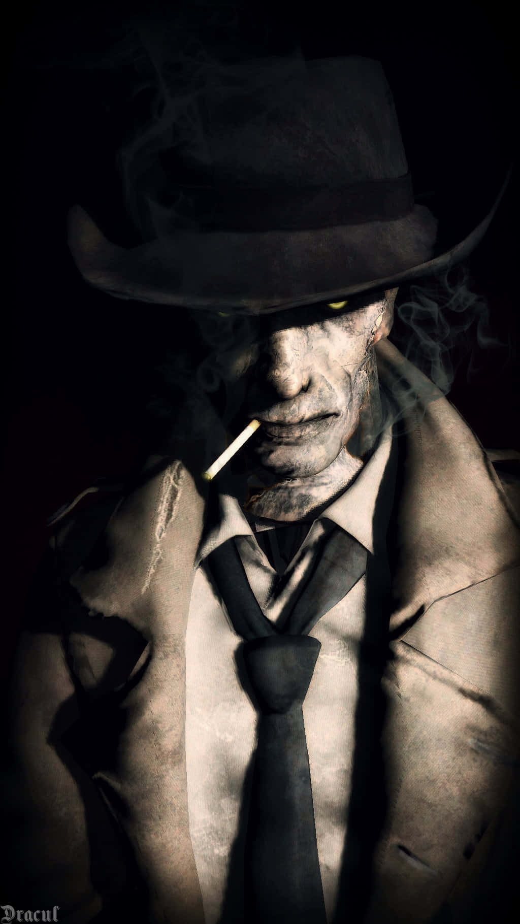 The Mysterious Detective Nick Valentine Wallpaper