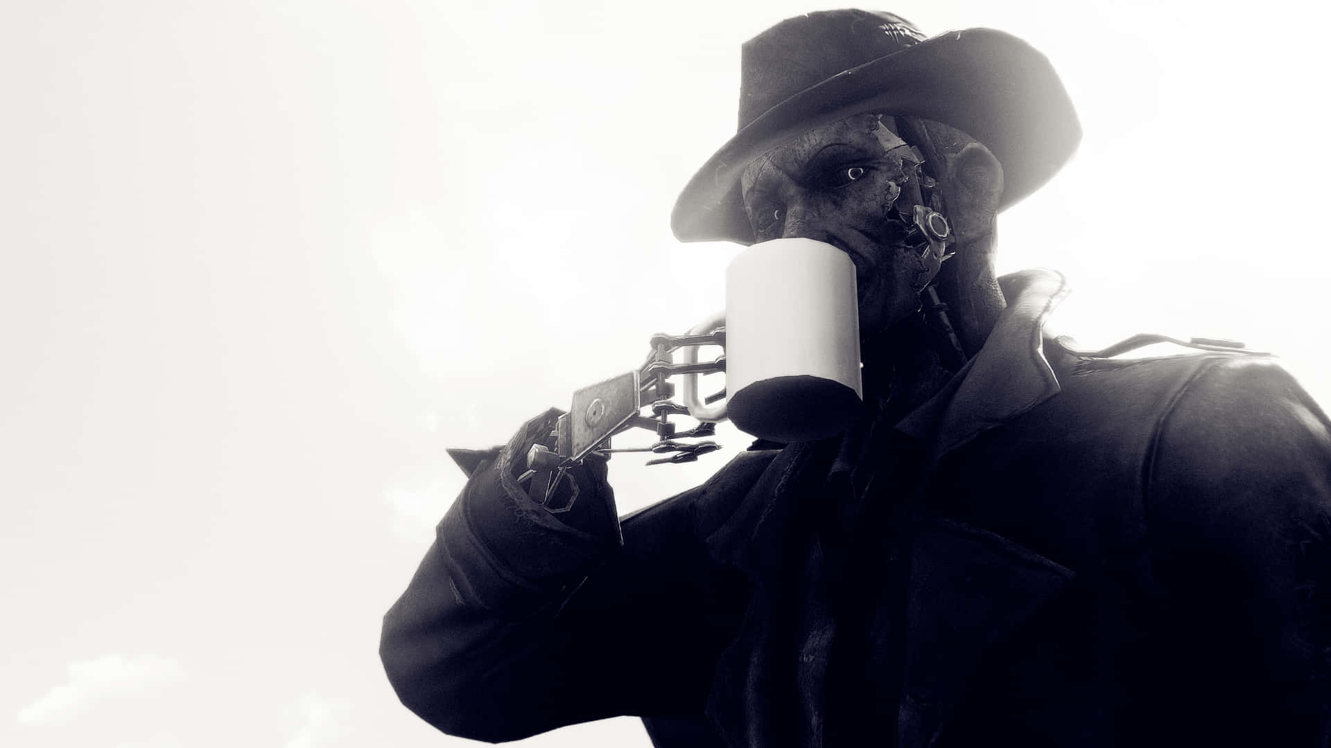 "The Iconic Detective, Nick Valentine, in Action" Wallpaper