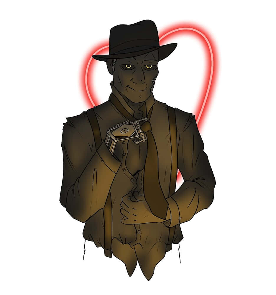 Nick Valentine in the mysterious world of Fallout 4 Wallpaper