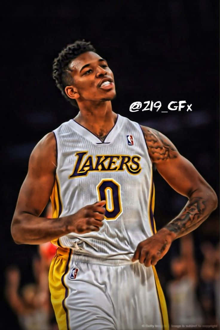 Nickyoung En Los Lakers. Fondo de pantalla