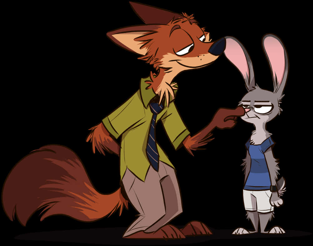 Nickand Judy Zootopia Characters PNG