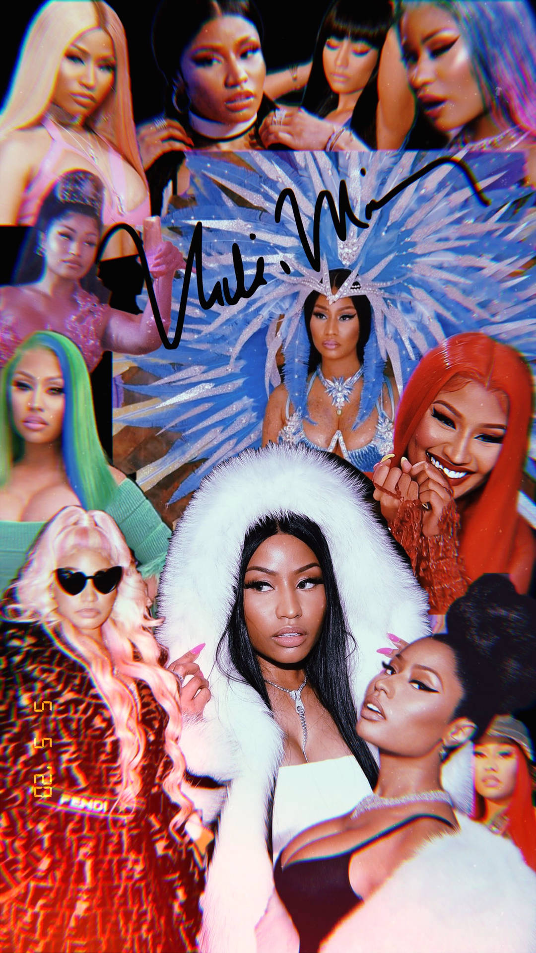 Nicki Minaj autografbillede Wallpaper