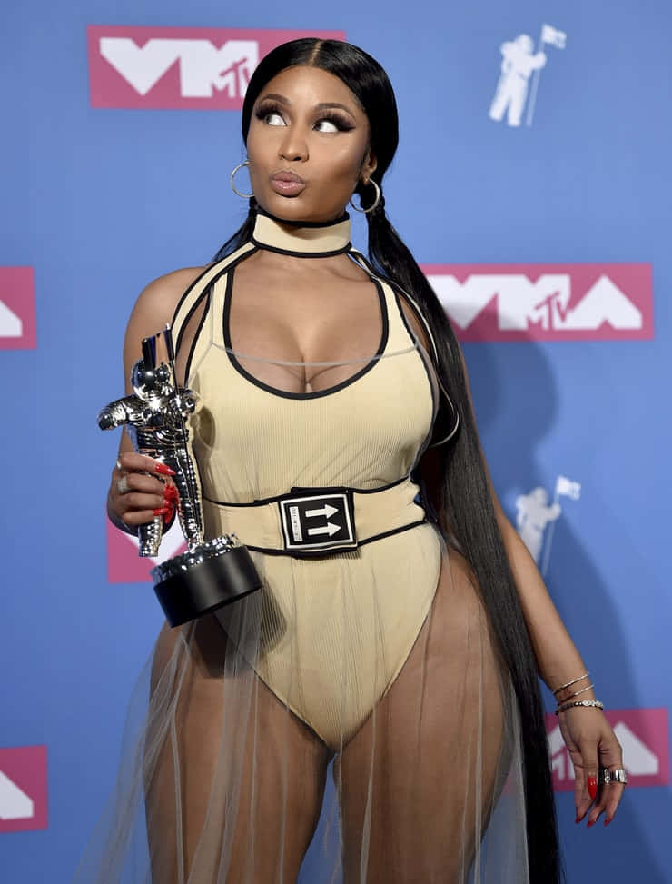 Singer Nicki Minaj lights up the stage with her iconic style