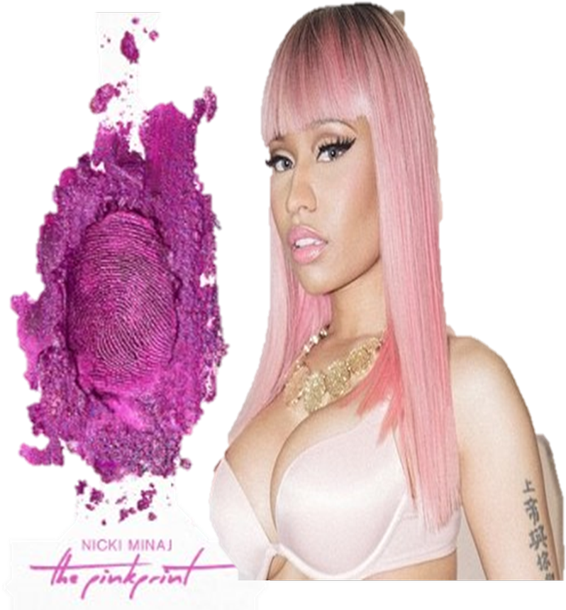Nicki Minaj The Pinkprint Promo PNG
