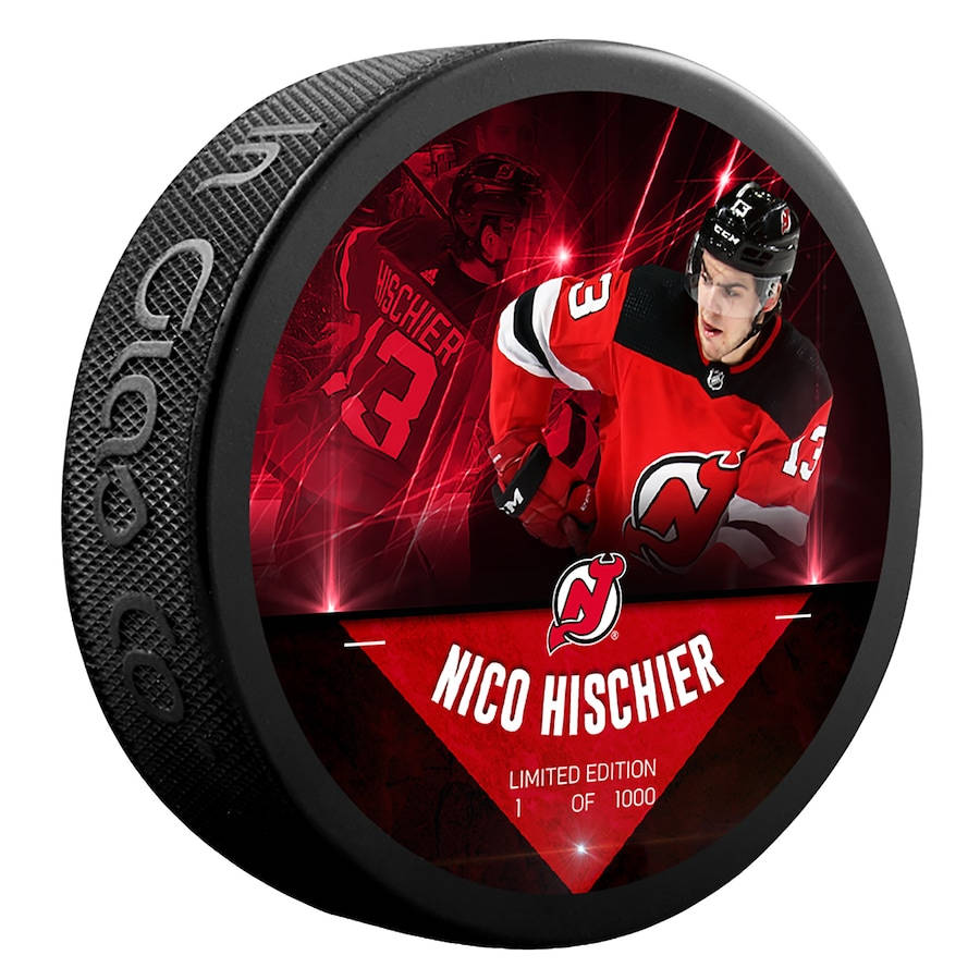 Nico Hischier in action on the ice. Wallpaper