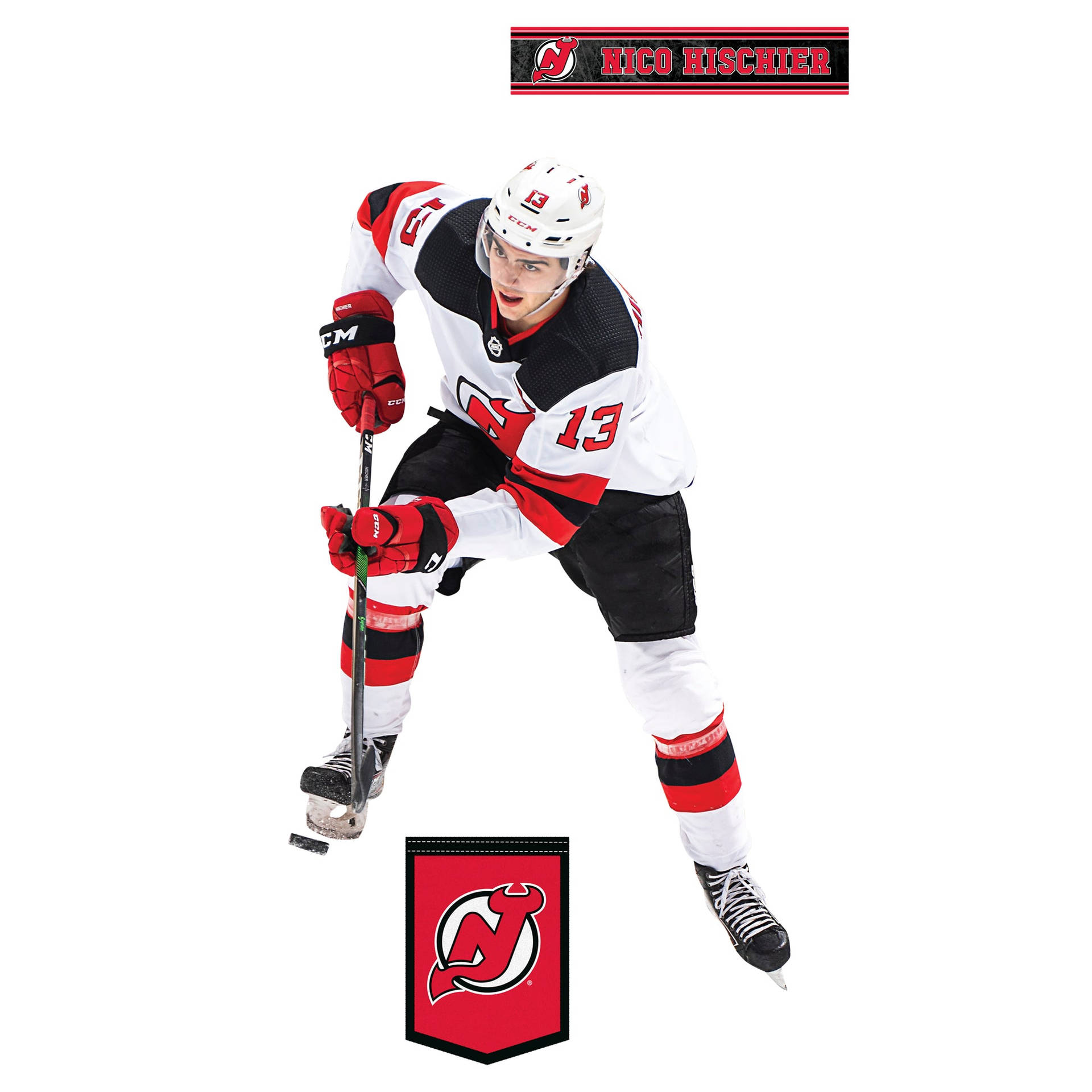 Nico Hischier 13 New Jersey Devils ice hockey player poster shirt, hoodie,  sweater, long sleeve and tank top