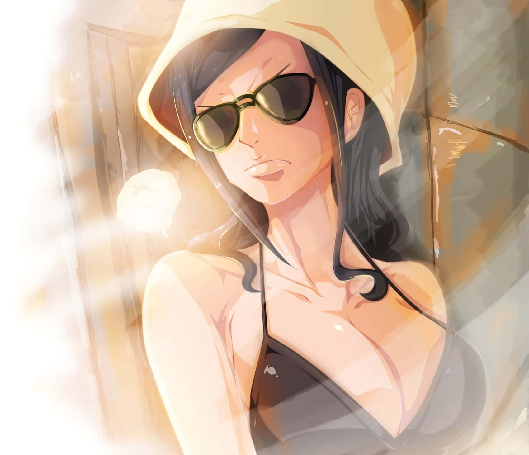 The beautiful and determined Nico Robin Wallpaper
