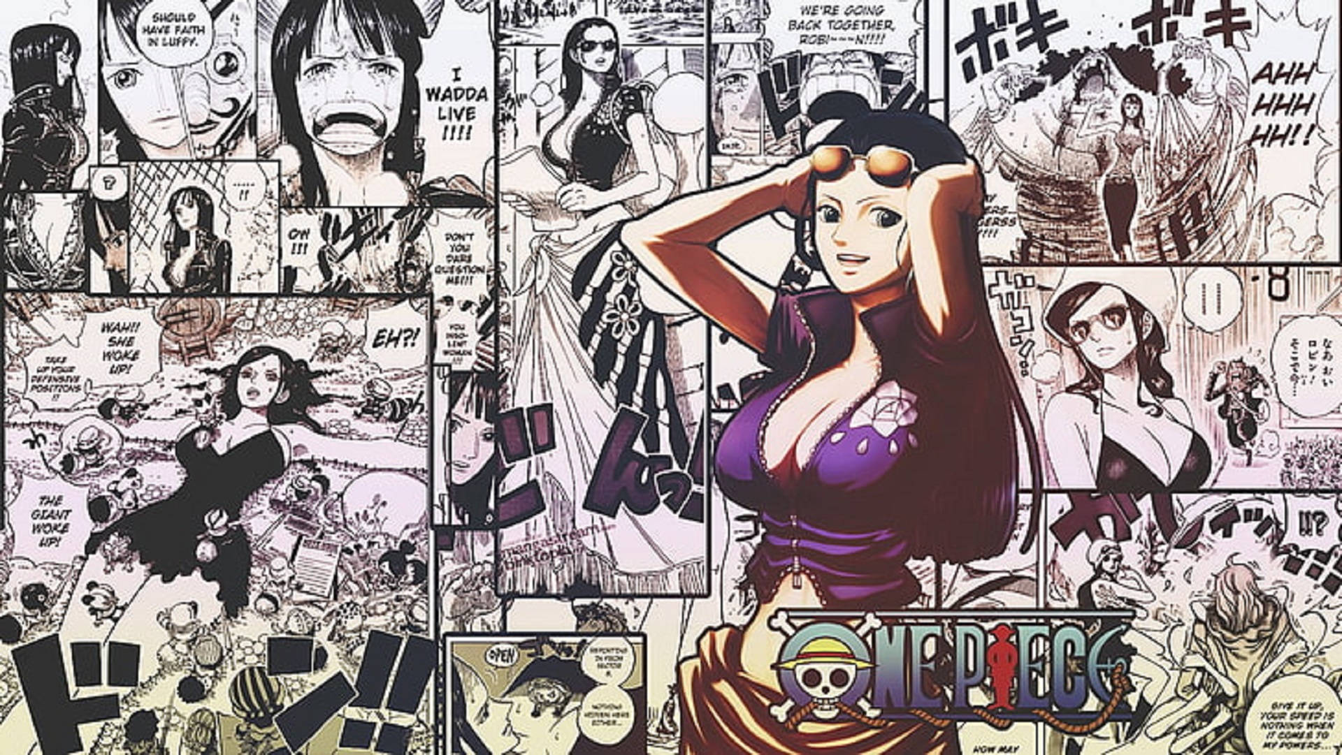 Nico Robin Manga Panel