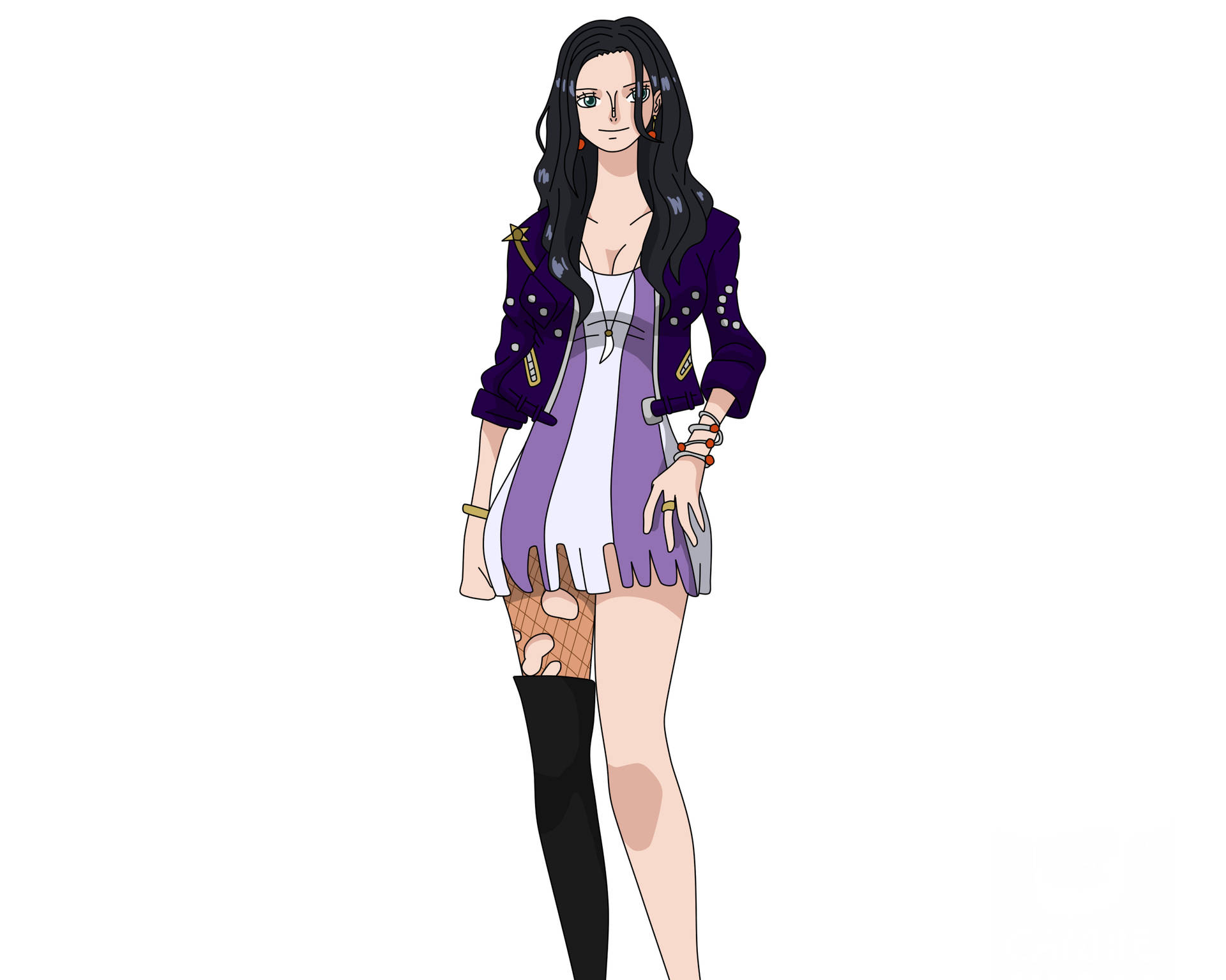 Nico Robin One Piece Mismatched Style Wallpaper