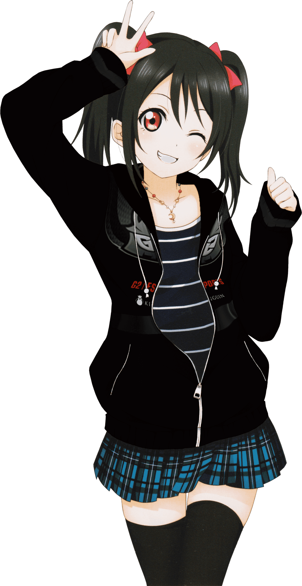 Download Nico Yazawa Anime Pose | Wallpapers.com