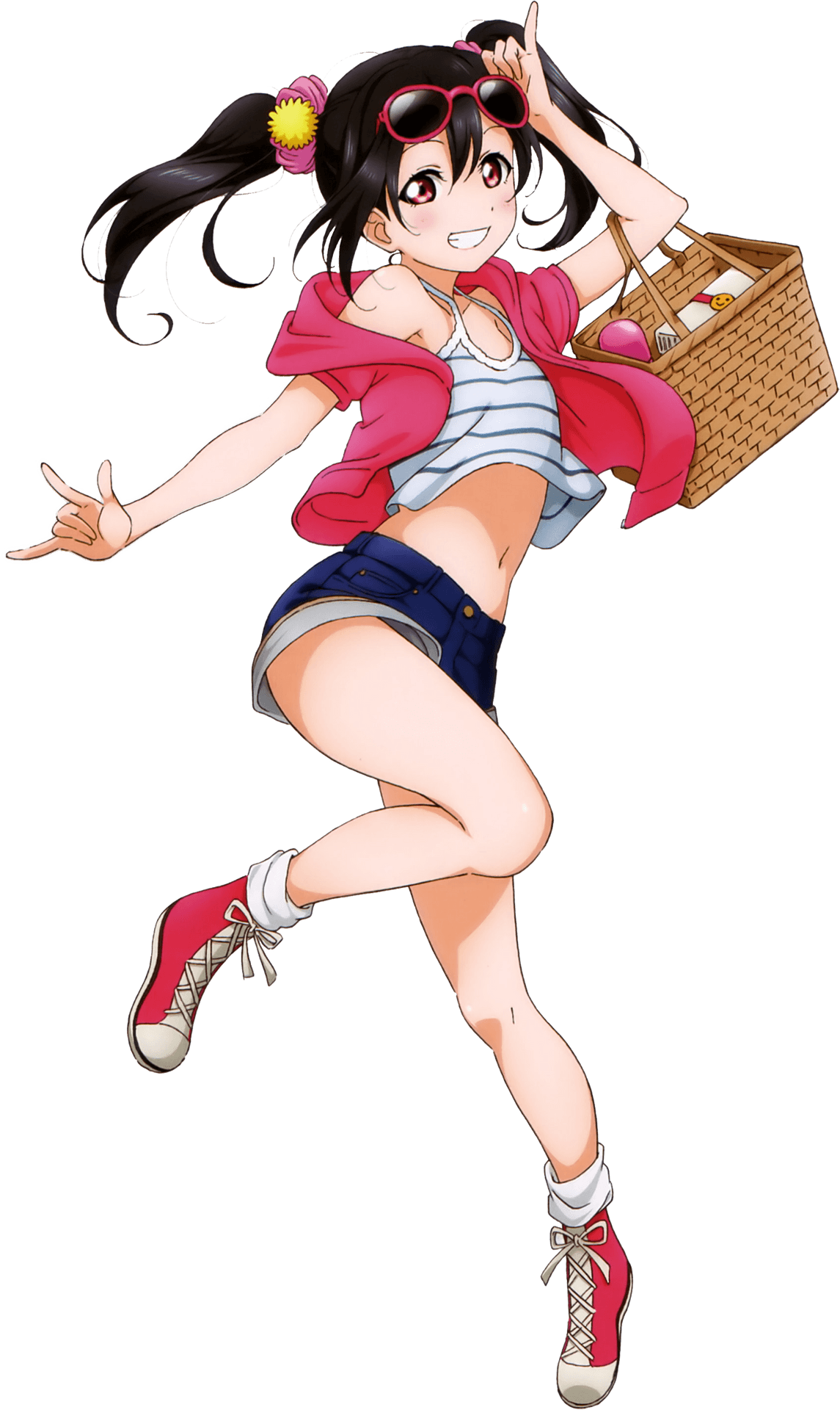 Nico Yazawa Summer Outfit Picnic Ready PNG