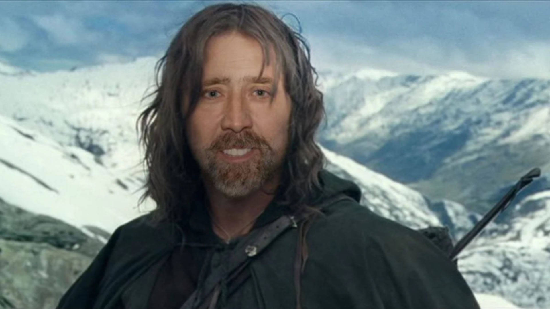 Nicolas Cage Meme Aragorn