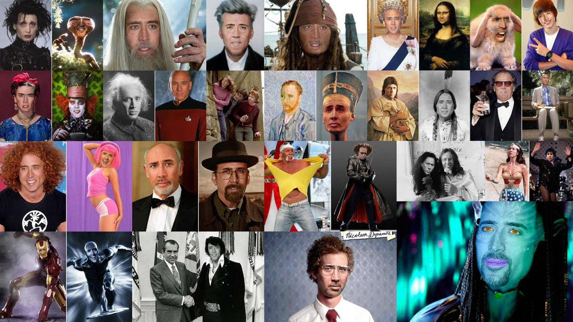 Nicolas Cage Meme Collage