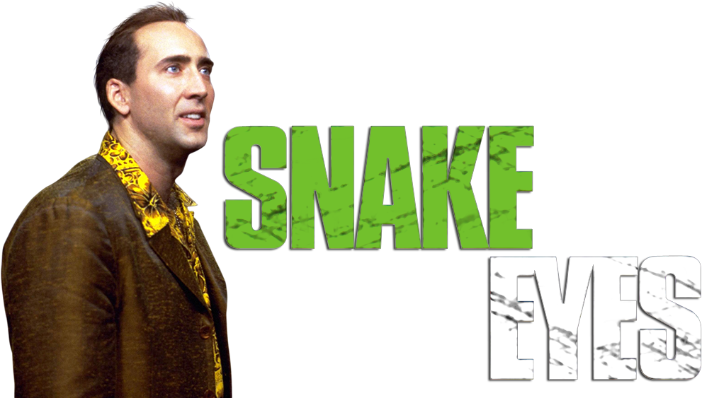 Nicolas Cage Snake Eyes Promo PNG
