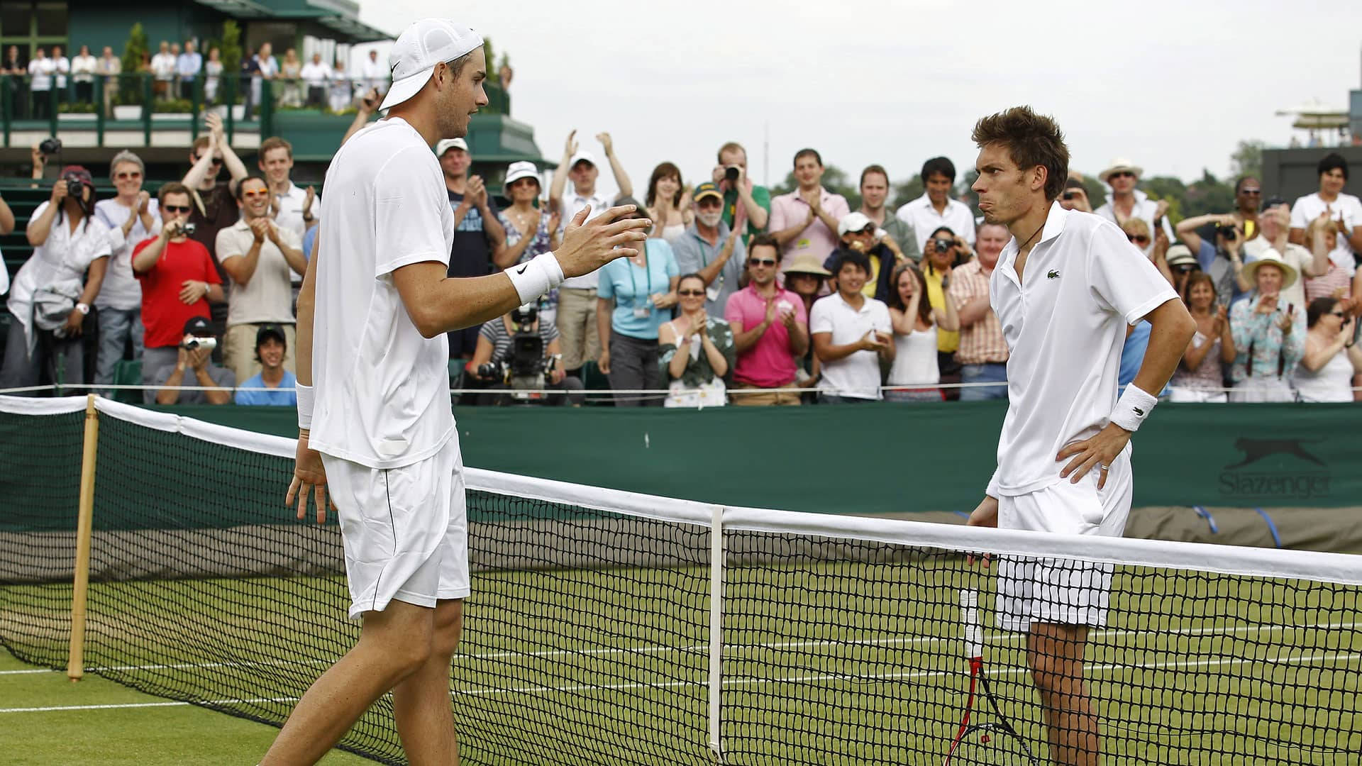 Epic Encounter: Nicolas Mahut vs. John Isner at Wimbledon Wallpaper